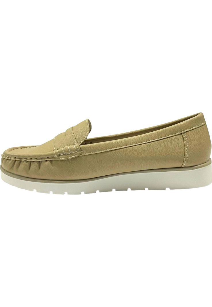 Mocasín Mujer Beige Amanda Detogni-2