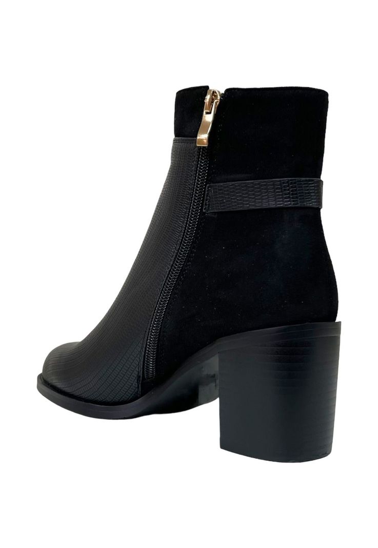 Botin Mujer Negro Marbella Detogni-3