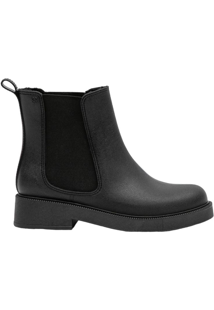 Botin Mujer Negro Boston Petite Jolie-0