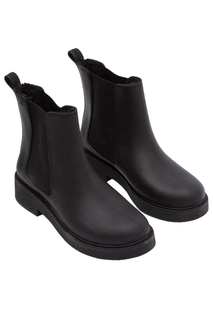 Botin Mujer Negro Boston Petite Jolie-2