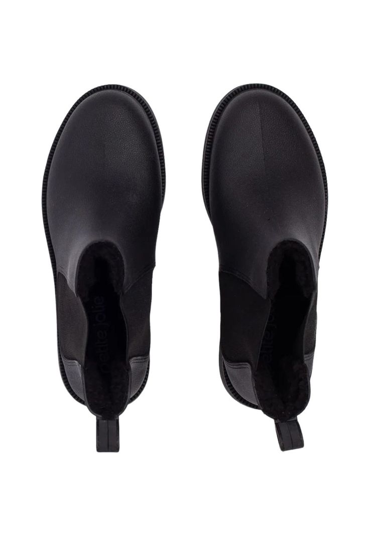 Botin Mujer Negro Boston Petite Jolie-3