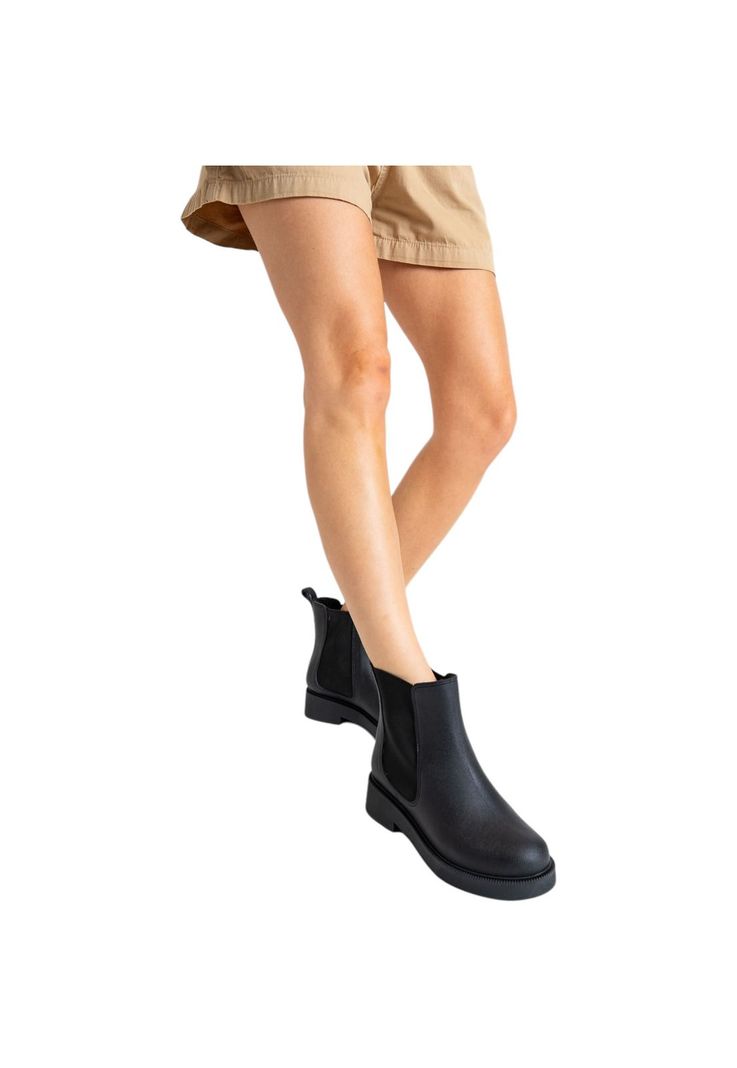 Botin Mujer Negro Boston Petite Jolie-4