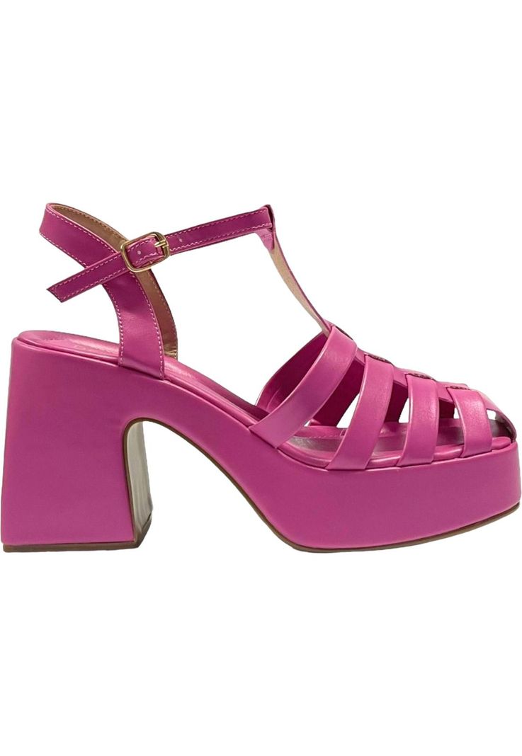 Sandalia Mujer Fucsia Carrie Detogni