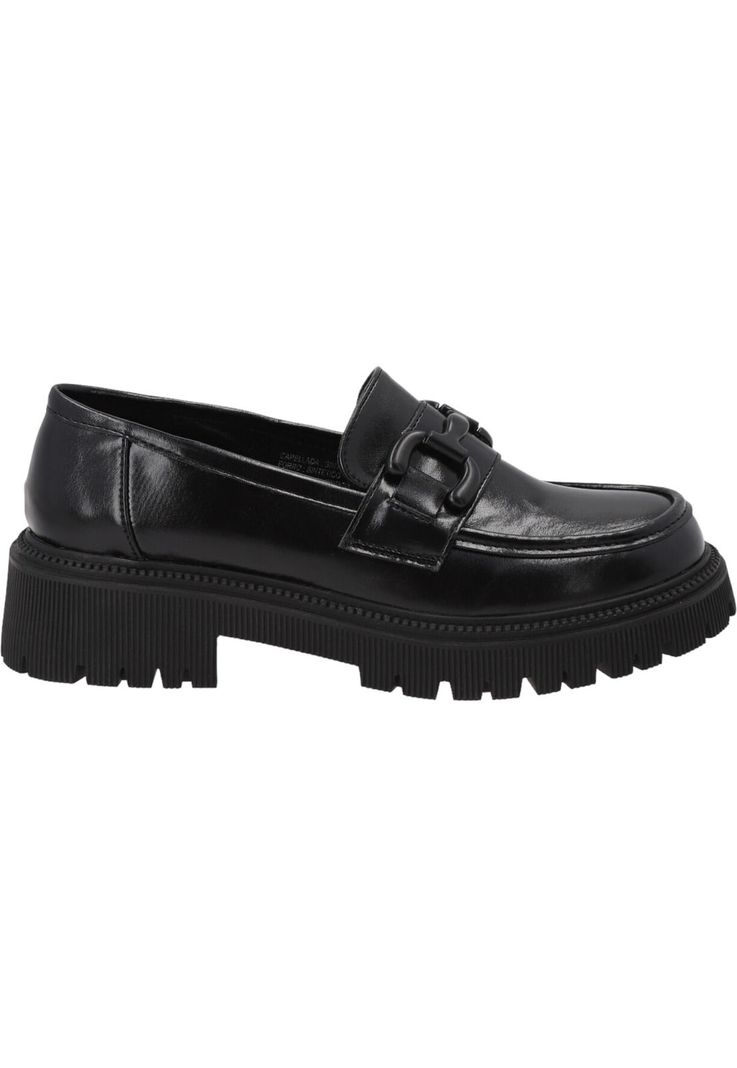 Mocasín Mujer Negro Adela Detogni-0