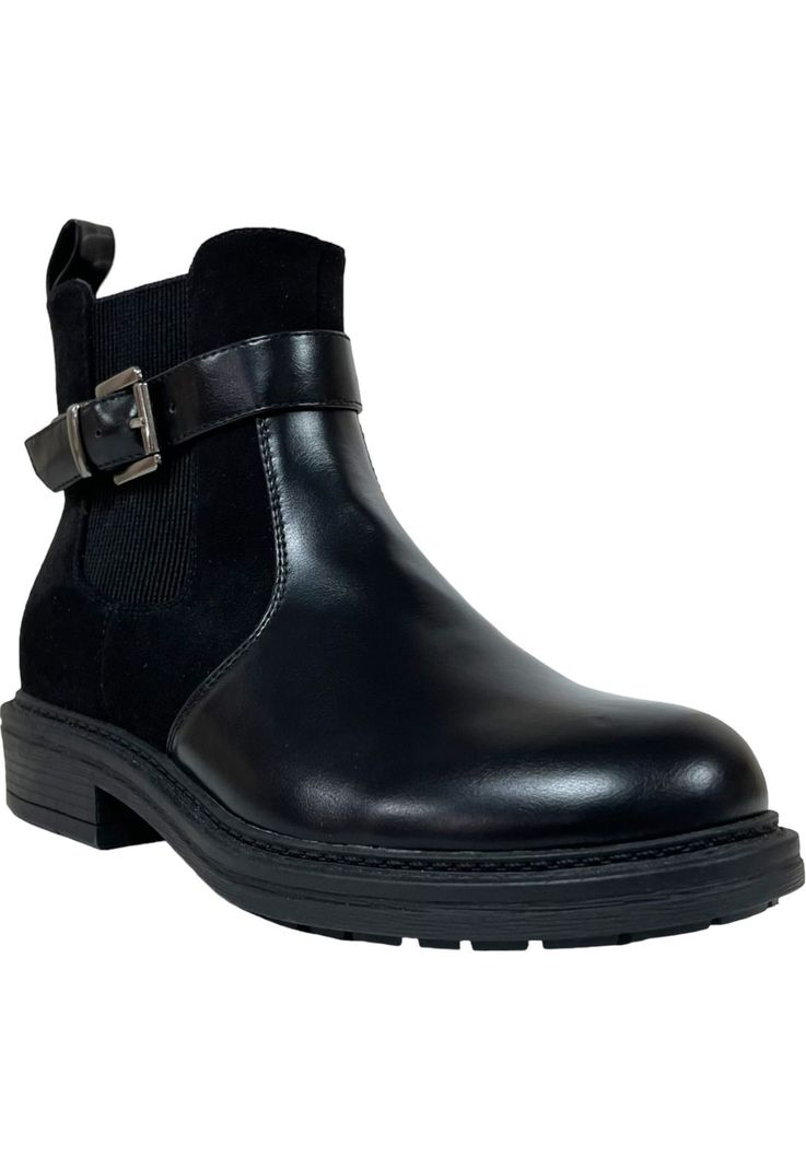Botin Mujer Negro Santander Detogni-1