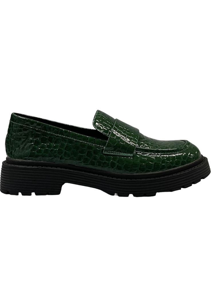 Mocasín Mujer Verde Roxana Detogni-0