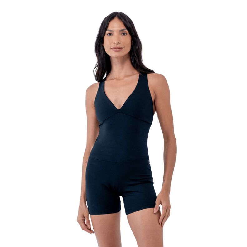 Enterito Fitness Corto Bliss Negro-0