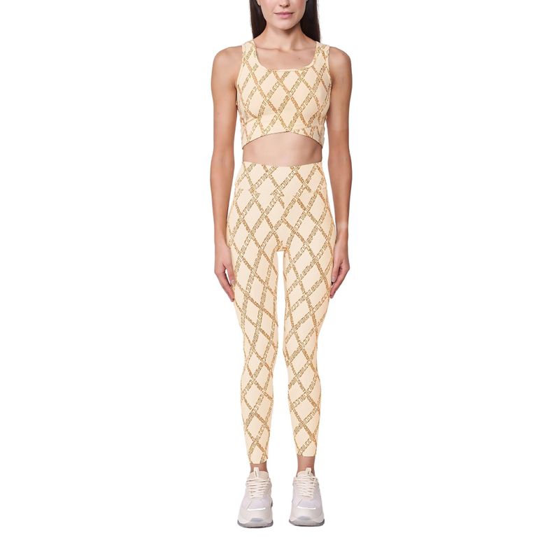 Conjunto deportivo Colcci  Cropped y Legging Estampado-2