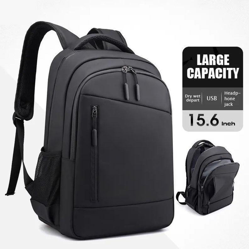 Mochila para Laptop impermeable con puerto USB-4