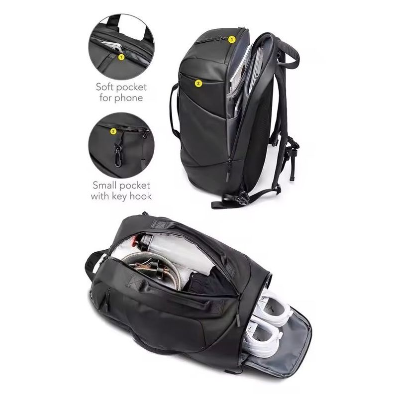 Mochila 2 en 1 para Deporte y Oficina Impermeable 40 Litros Oxford-6