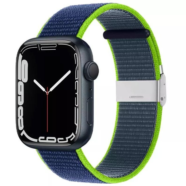 Correa para Apple Watch Nylon Velcro Todas Series-0