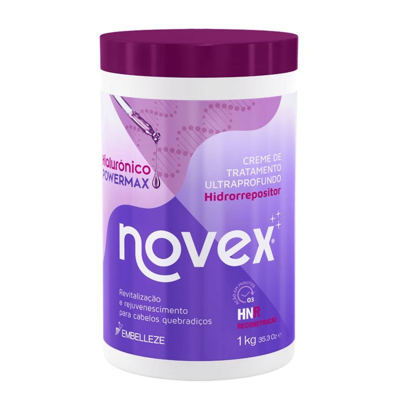 Crema tratamiento regeneración capilar con acido hialuronico 1kg NOVEX-0