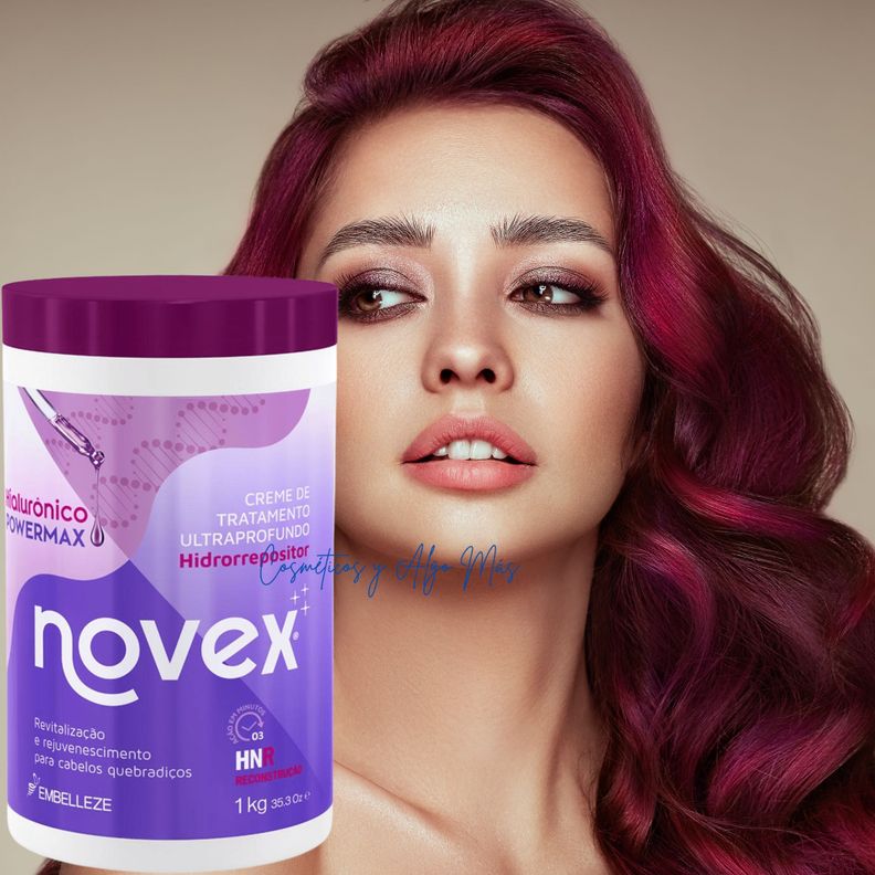 Crema tratamiento regeneración capilar con acido hialuronico 1kg NOVEX-1