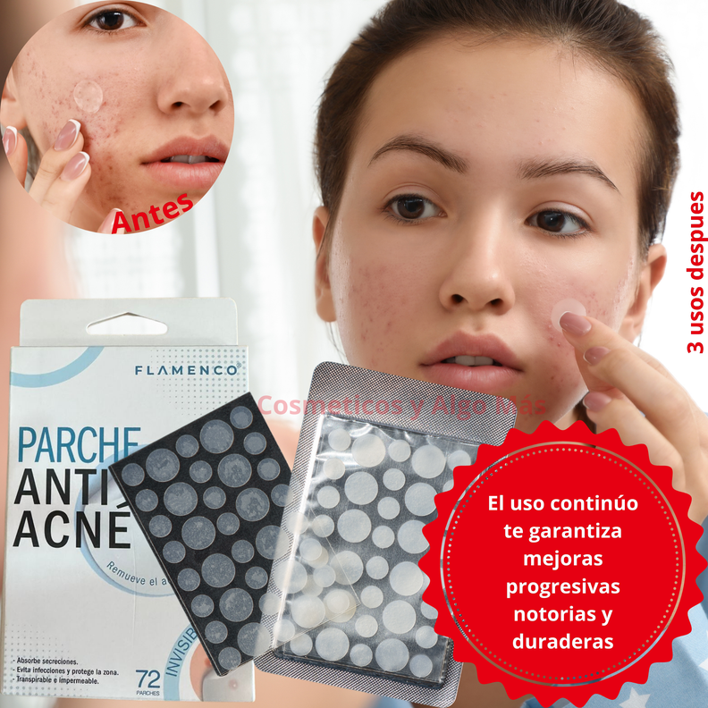 Parches De Acné Con Hidrocoloide X 72 Unidades-1