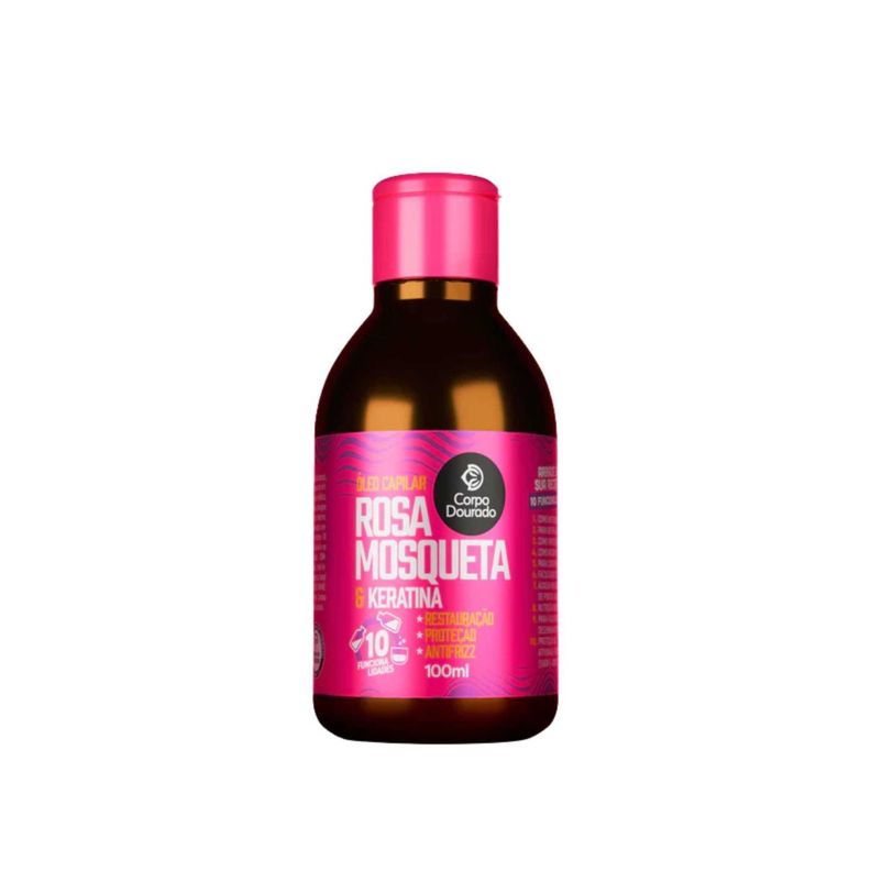 Aceite capilar de restauración capilar antifrizz rosa mosqueta 100ml