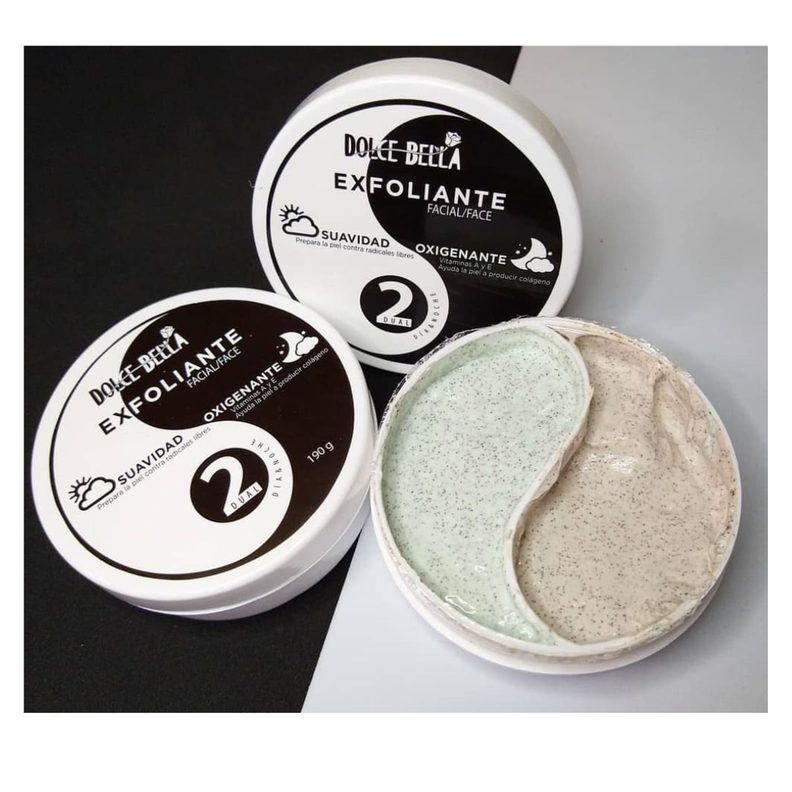 Duo de exfoliantes faciales DIA Y NOCHE estimuladores de colageno-1