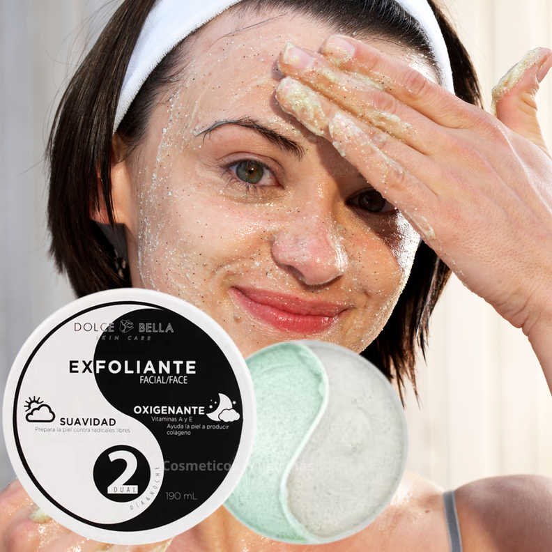 Duo de exfoliantes faciales DIA Y NOCHE estimuladores de colageno-2
