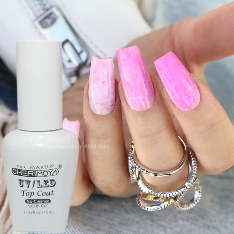 Top Coat para sellar esmaltado permanente secado UV LED-1