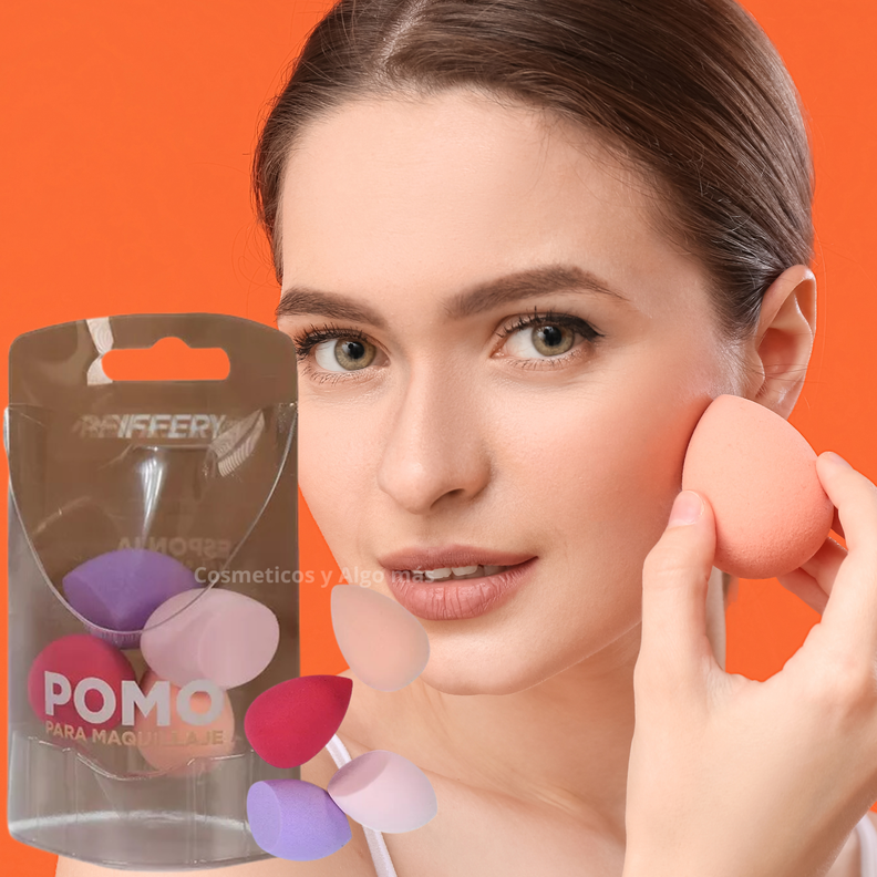 Set de 4 esponjas difuminadoras beauty blender profesionales-2
