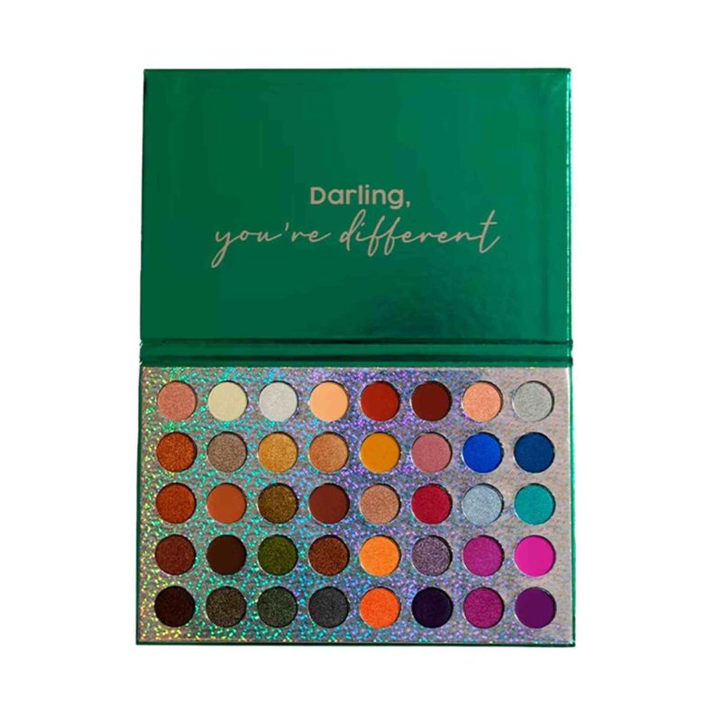 Paleta de sombras 40 tonos, entre mattes y shimmer-0