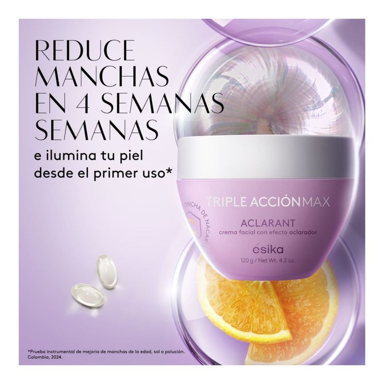 Crema facial triple acción ACLARANTE 120gr-1