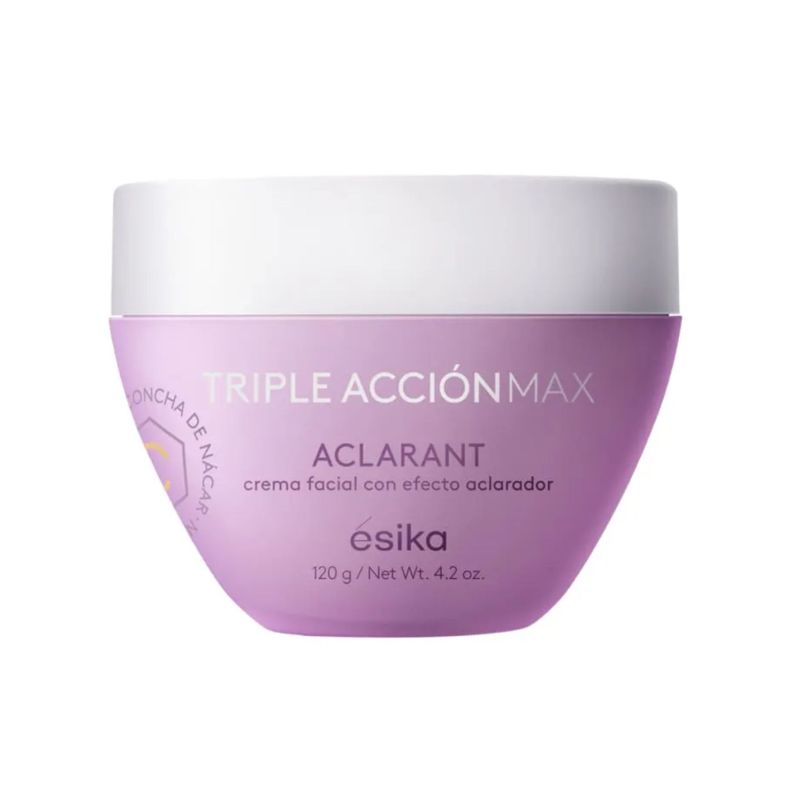 Crema facial triple acción ACLARANTE 120gr-2