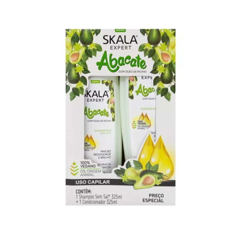Kit Abacate Shampoo y Acondicionador Hidratación y Revitalizacion-0