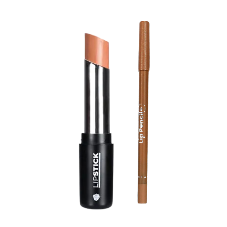 SET Delineador para labios Y labial en barra mismo tono-1