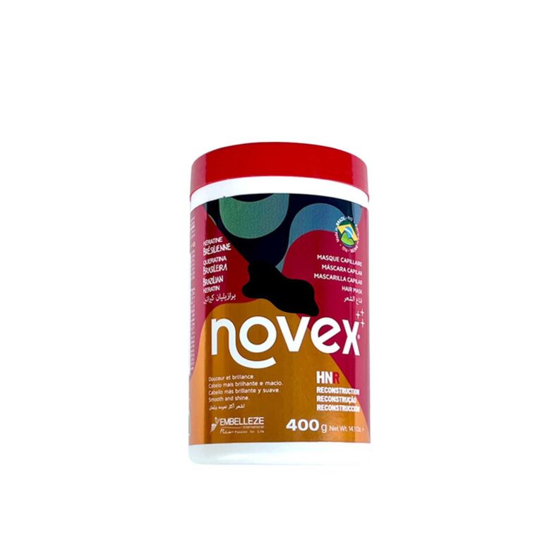 Máscara de tratamiento capilat Keratin Brazilian 400g NOVEX-0