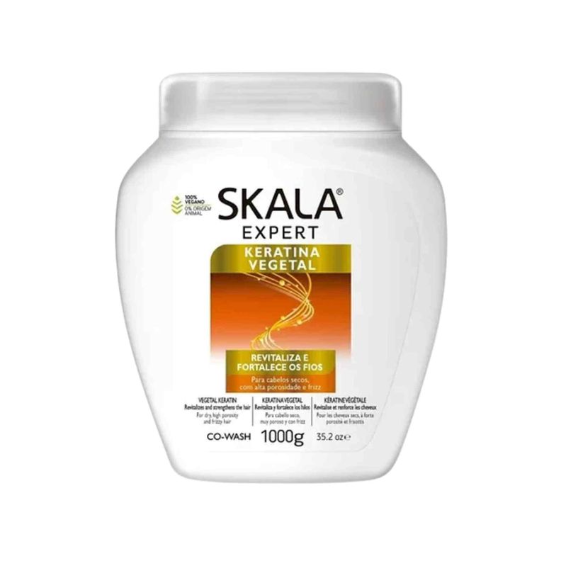 Mascarilla para cabellos tratados quimicamente KERATINA VEGETAL-0
