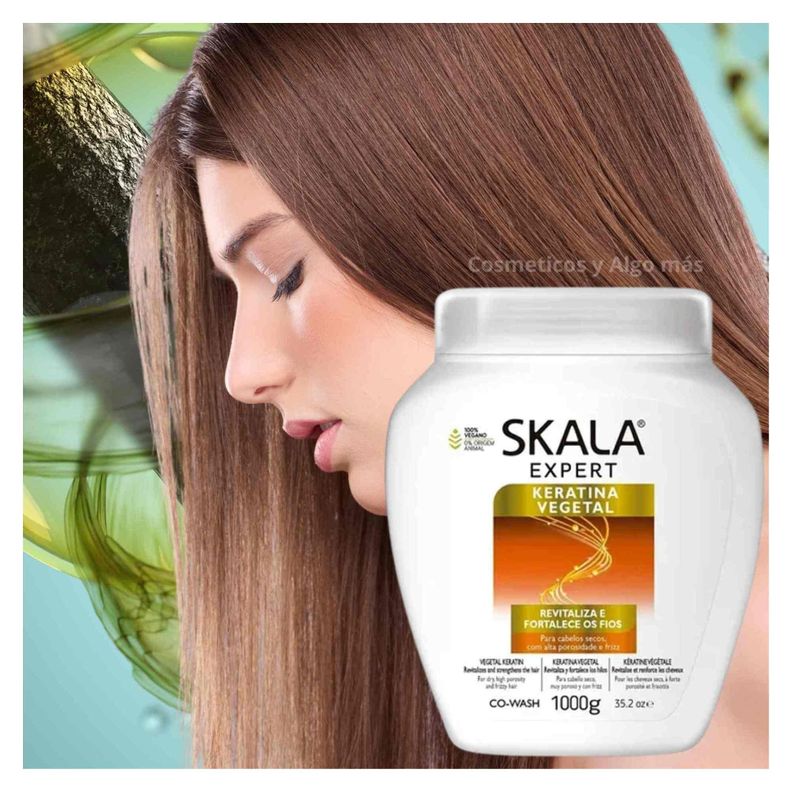 Mascarilla para cabellos tratados quimicamente KERATINA VEGETAL-1