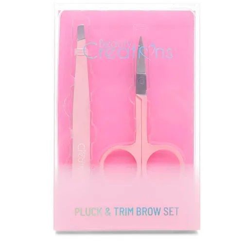 Set de tijera y pinza para perfilación de cejas-1