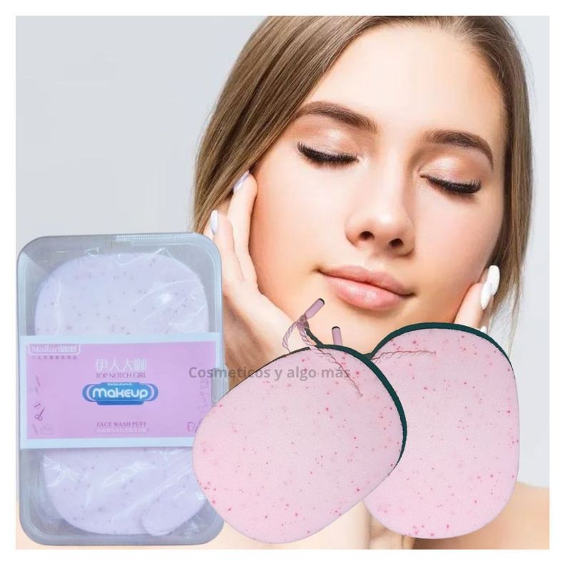 Set de 2 esponjas para limpieza facial ultra absorcion-0