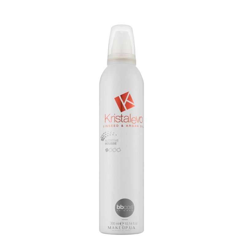 Mousse Fijador y moldeador kristalevo nutritivo 300ml Transparente