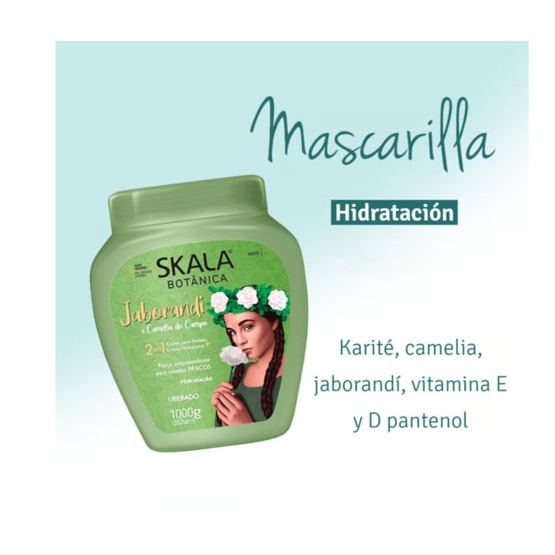 Mascarilla control grasa limpieza natural Jaborandi Skala-2