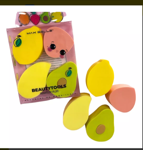 Set de 5 esponjas profesionales aplicadoras de maquillaje en formas variadas-1