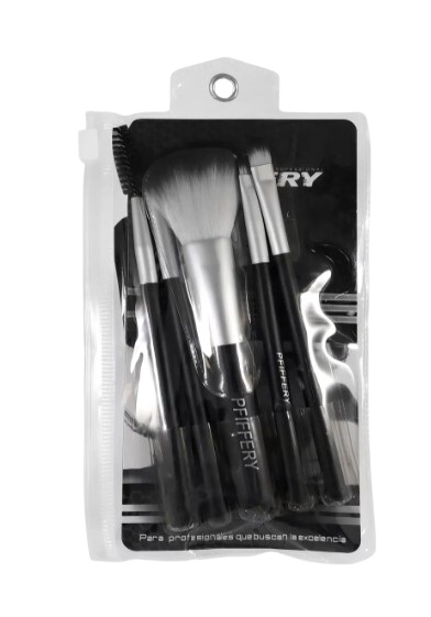 Set de 5 brochas de maquillaje para llevar en cartera-1
