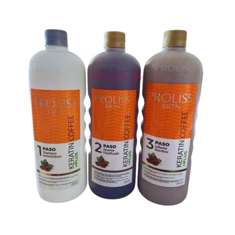 KIT PASOS ALISADO PROFESIONAL PROLISS EFECTO PLASTIFICADO