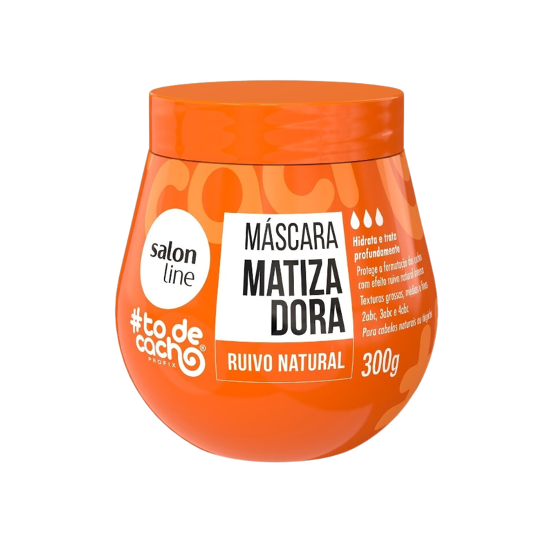 Mascara matizadora color rubio natural para cabellos ondulados a rizados-0