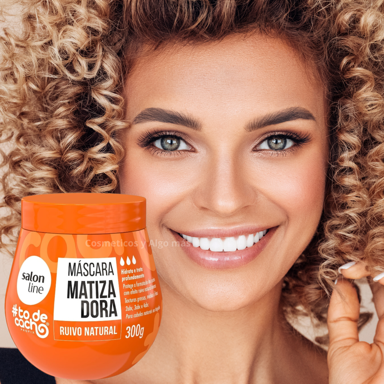 Mascara matizadora color rubio natural para cabellos ondulados a rizados-1