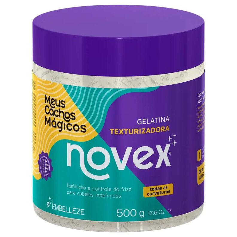 Gelatina texturizadora Meus cachos magicos Novex 500gr