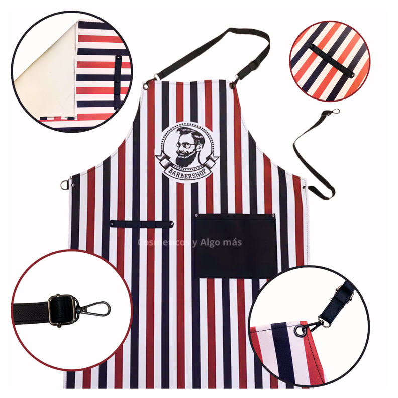 Pechera o delantal impermeable para peluquería -2