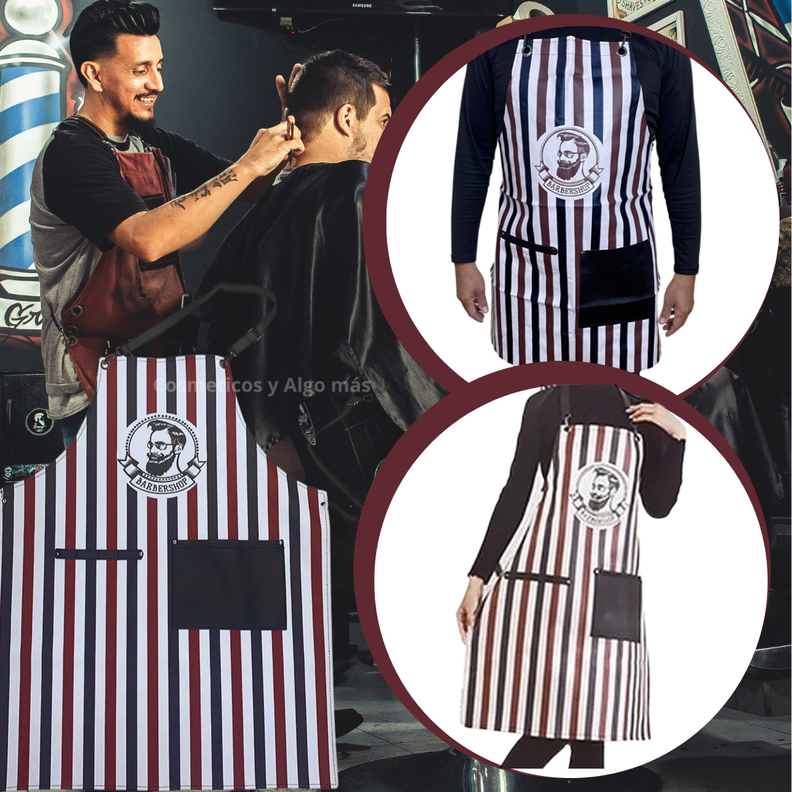 Pechera o delantal impermeable para peluquería -1