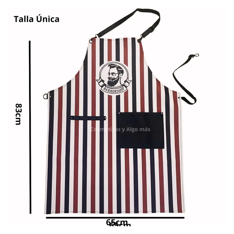 Pechera o delantal impermeable para peluquería -3