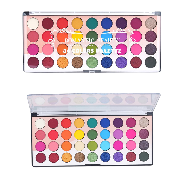 Paleta de sombras con 36 colores entre mates y shimmer-0