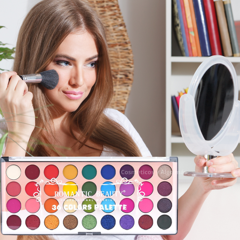 Paleta de sombras con 36 colores entre mates y shimmer-1