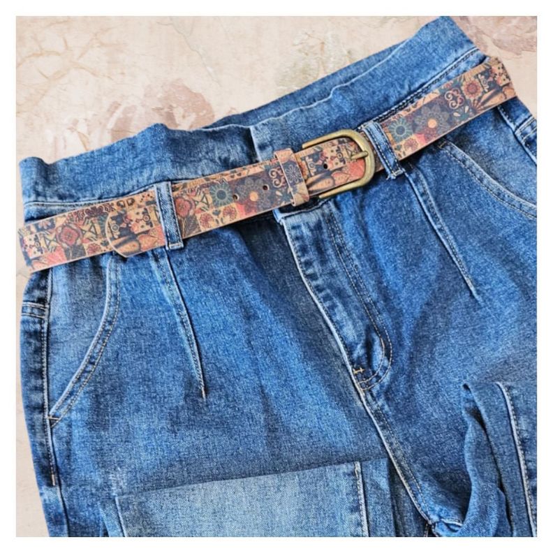 Pantalon estilo MOM para damas en jean de calidad-5