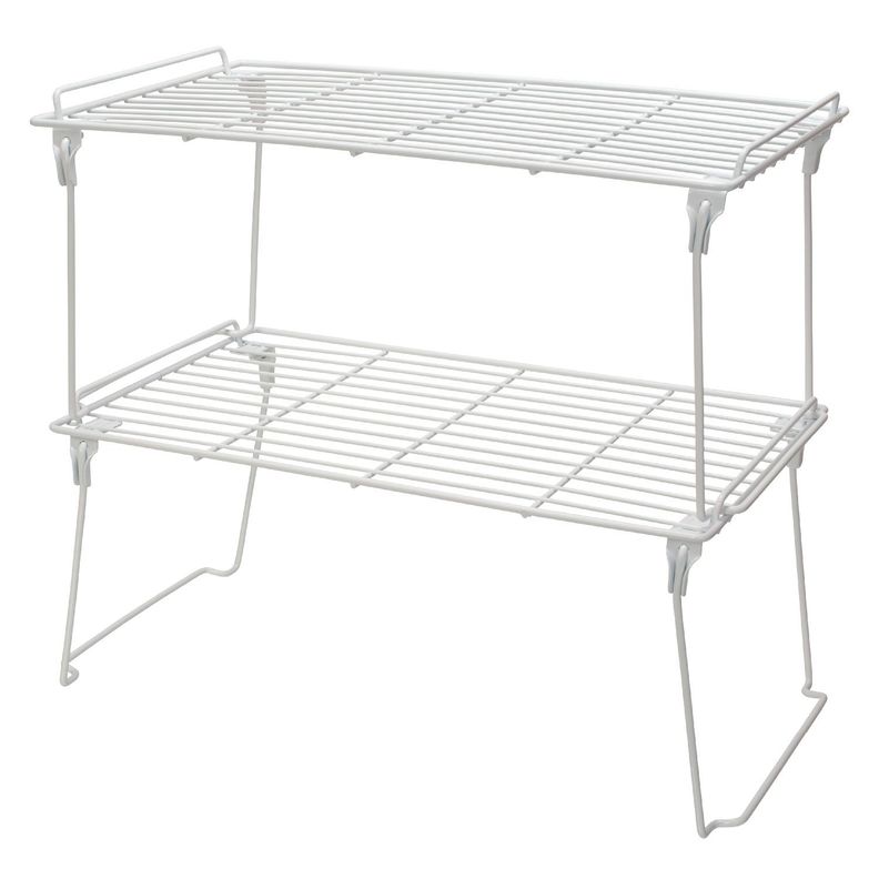 Repisa Metálica Apilable Organizadora Grande De Cocina-1