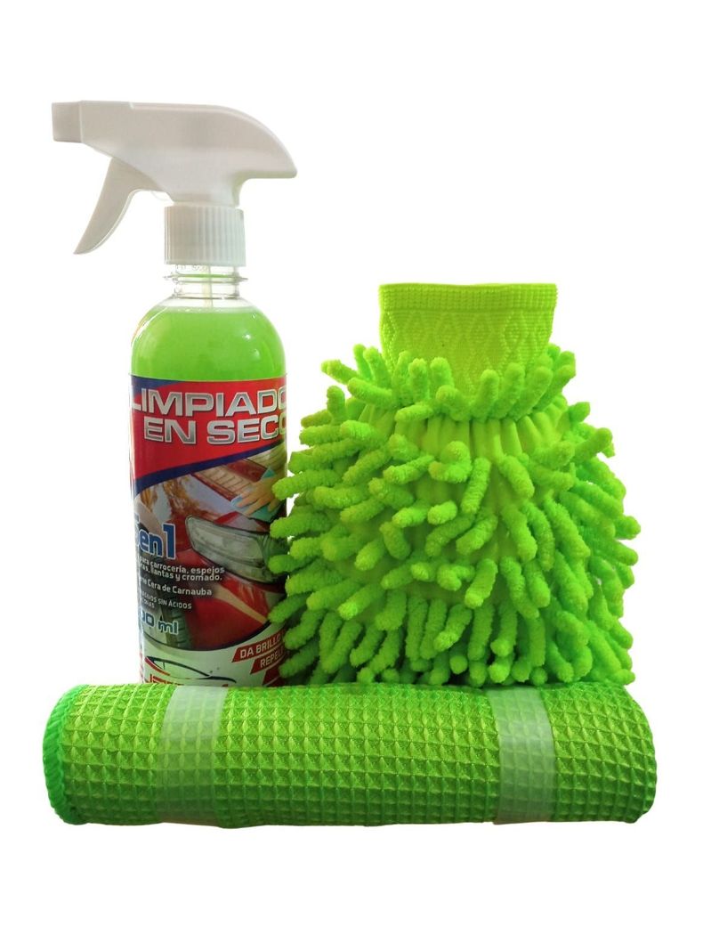 Kit Básico Ecológico - Lava tu auto sin agua -0