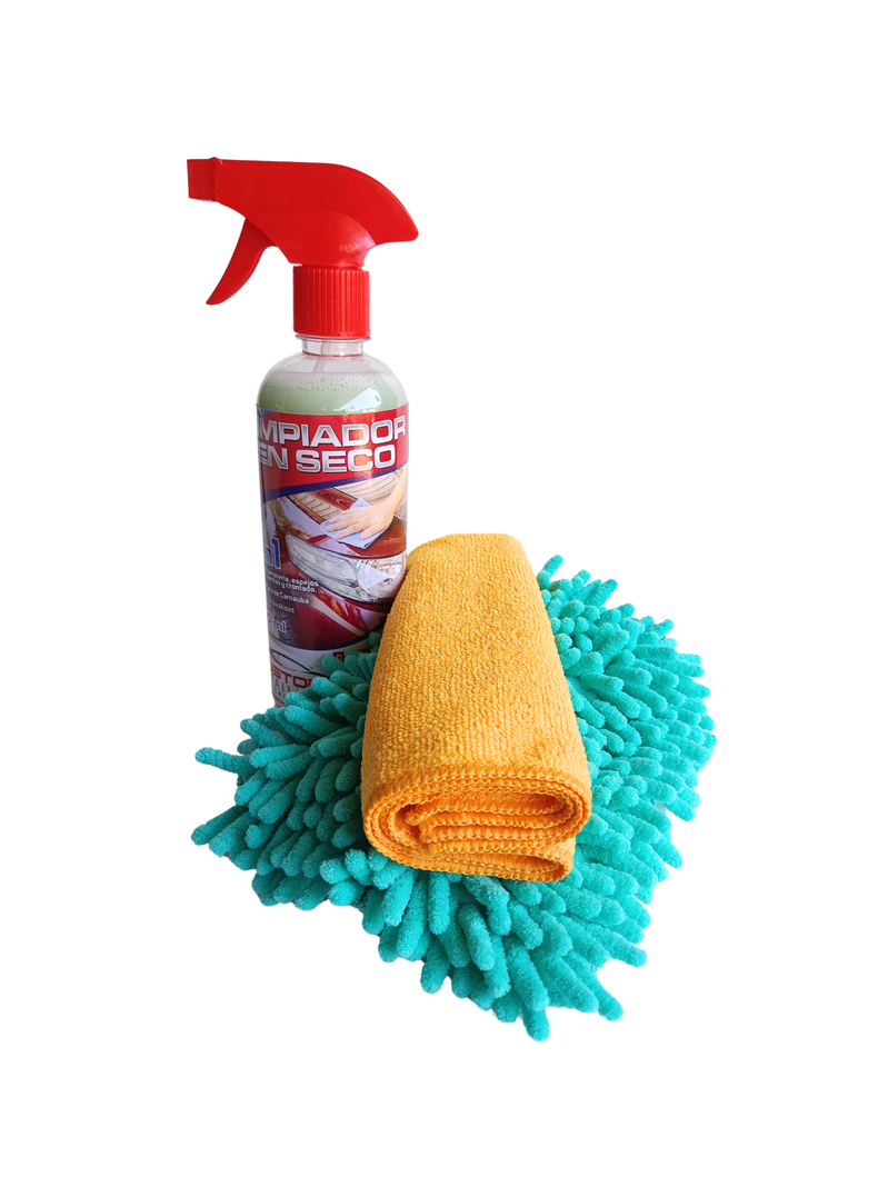 Kit de Lavado en Seco - Completo y Ecológico para Autos-0